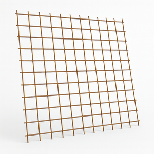 Set rete elettrosaldata ferro grezzo Ø 8 mm maglia 20 x 20 cm fogli 1,5 x 1 m *** pezzi 20 fogli, confezione 1