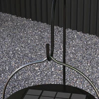 Lampada anti insetti, lanterna da giardino appesa, solare e ricaricabile tramite USB-C - efficace su superfici di 50m² nero