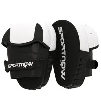 Pattes d'orso da boxe guanti da boxe con copri-dita per Muay Thai Kickboxing Arti Marziali MMA 24 x 19 x 4 cm bianco