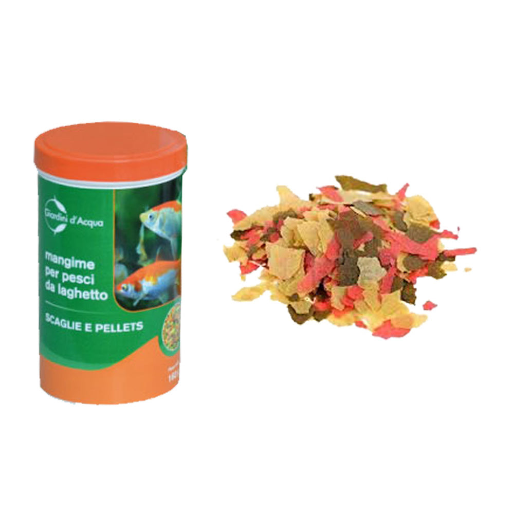 Laghetto magic mangime da laghetto completo in scaglie per tutti i tipi di pesci e avanotti litri 1