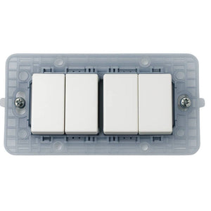 Kit supporto biesse per placche compatibile con bticino matix 4 posti *** numero pezzi 3, confezione 1