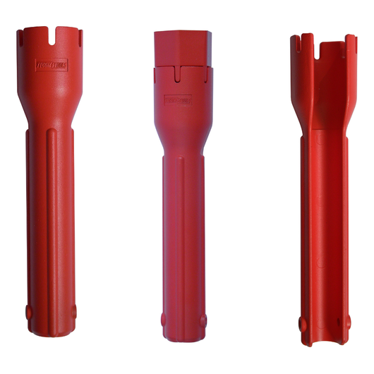 Chiave alluminio fissaggio miscelatori completa di 6 adattatori tecom