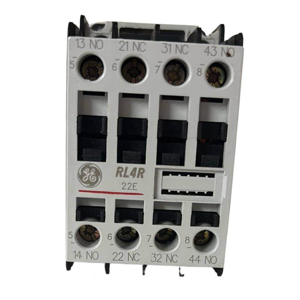 Relè ausiliario ge power rl4ra022t5 2na 2nc 220v ac guida din