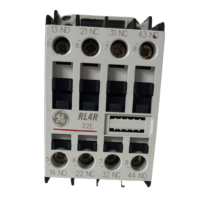Relè ausiliario ge power rl4ra022t5 2na 2nc 220v ac guida din