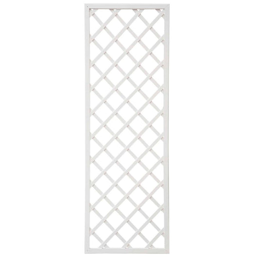 Multipack 5 pz tralicci fissi con cornice colore ghiaccio 0,60 x h 1,80 metri in legno