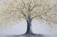 Dipinto Su Tela Tree Simple -B- Cm 120X3,8X80