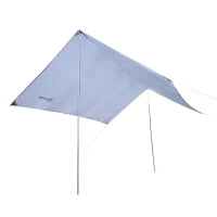 Tenda da Sole Portatile 3x3 m, Tendalino Parasole Impermeabile per Campeggio, e Spiaggia, Bianco