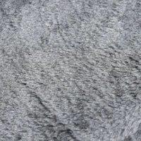 Scaletta per Cani Portatile a 4 Gradini, in Tessuto Vellutato Sfoderabile e Truciolato, 60x35x44 cm, Grigio