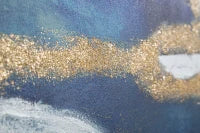 Dipinto Su Tela Dark Blue cm 60X2,7X80