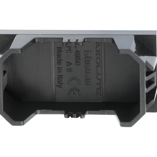 Bticino axolute falso polo 1 modulo per installazioni ordinate *** colore nero, confezione 1