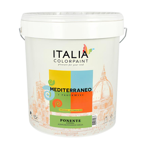 Idropittura acrilsilossanica mediterraneo ponente antimuffa per interni ed esterni *** formato 4 lt, confezione 1