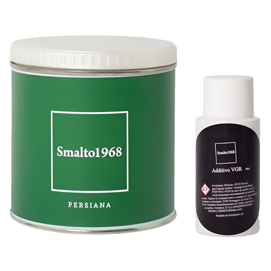 Smalto1968 base acqua vgr piastrelle ceramiche supporti difficili l 0.5 *** colore- persiana, confezione 1