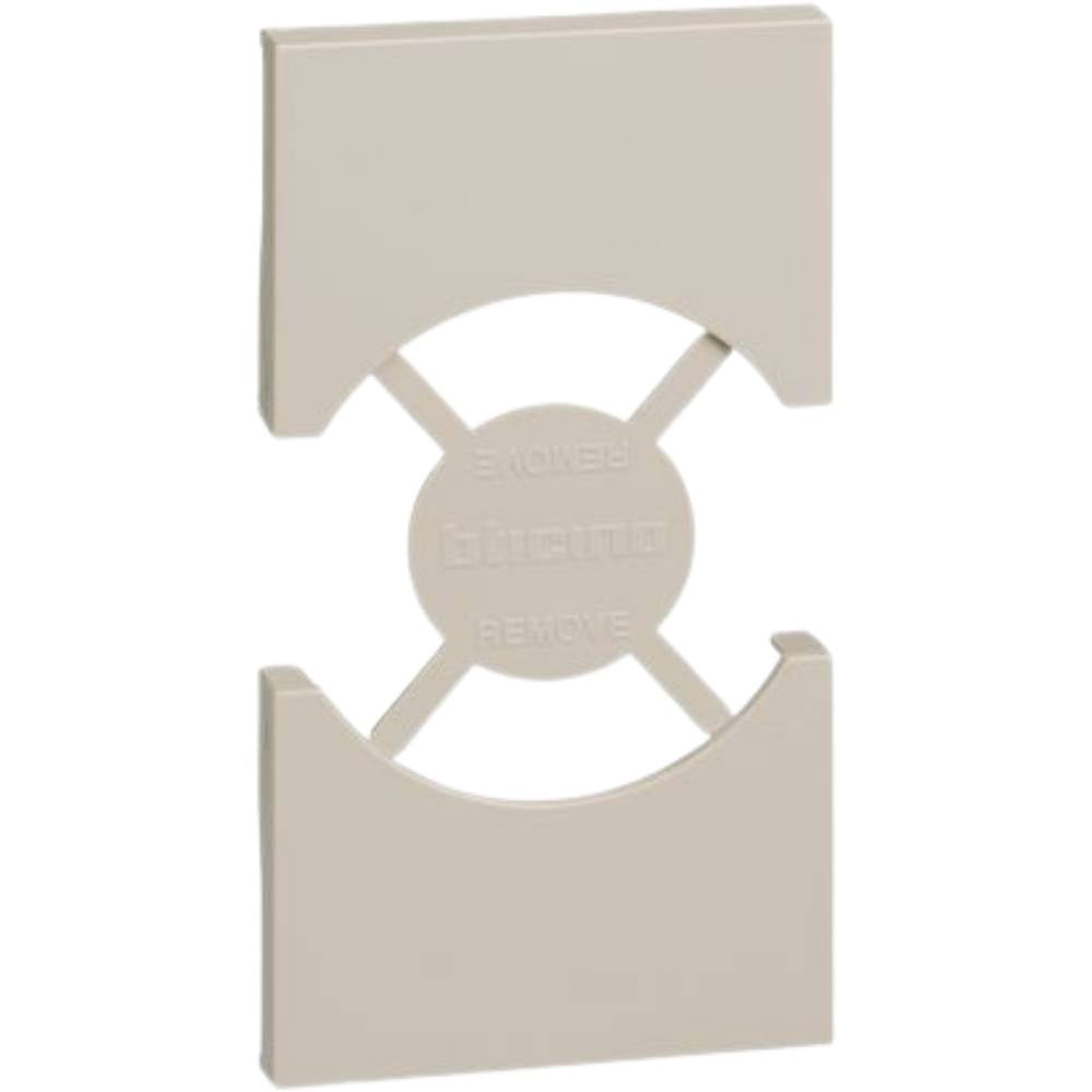 Cover bticino living now per prese standard p40 2 moduli varie finiture *** colore sabbia, confezione 1