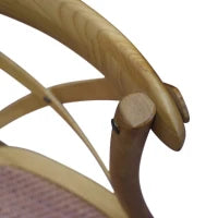 PAZZO DESIGN Sedia Oscar Finitura Naturale set da 4 sedie