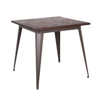Tavolo Square Industrial Cm 80X80X75