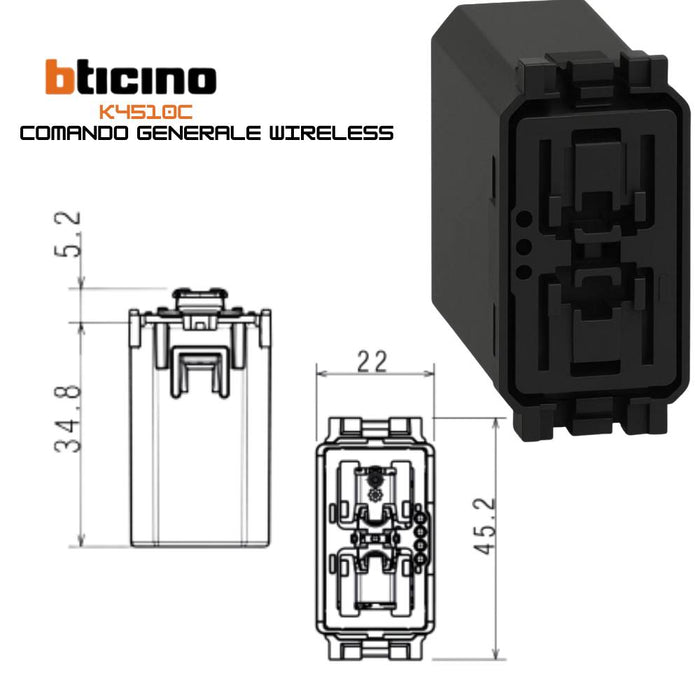 Bticino living now k4510c gateway per gestione luci e tapparelle
