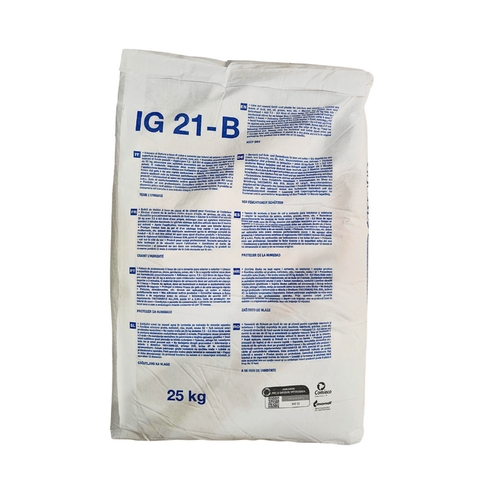 Ig 21 intonaco finitura base calce cemento bianco esterni interni sacco 25 kg