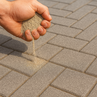 Sabbia fine silicea naturale granulometria 0,6 mm finitura superfici sacco kg 25