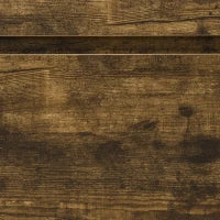 Cassettiera con 3 Cassetti in Truciolato dallo Stile rustico, 60x45x75cm, Marrone e nero
