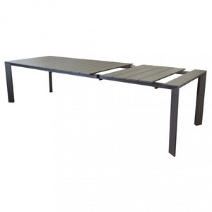 Tavolo Alluminio Taupe Sacramento 165/215X85 Cm