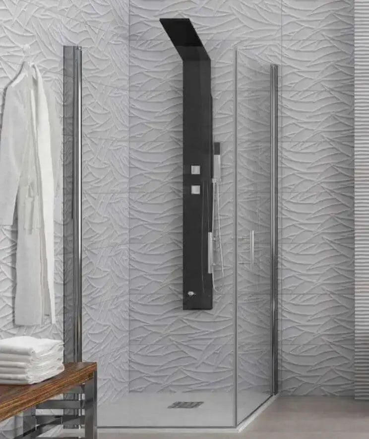 Box Doccia H190 Doppia Battente Totale Interno Esterno - 50x65