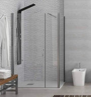 Box Doccia H190 Anta Battente Cristallo 6mm - 90x110 - Ingresso 75 - Antina 31