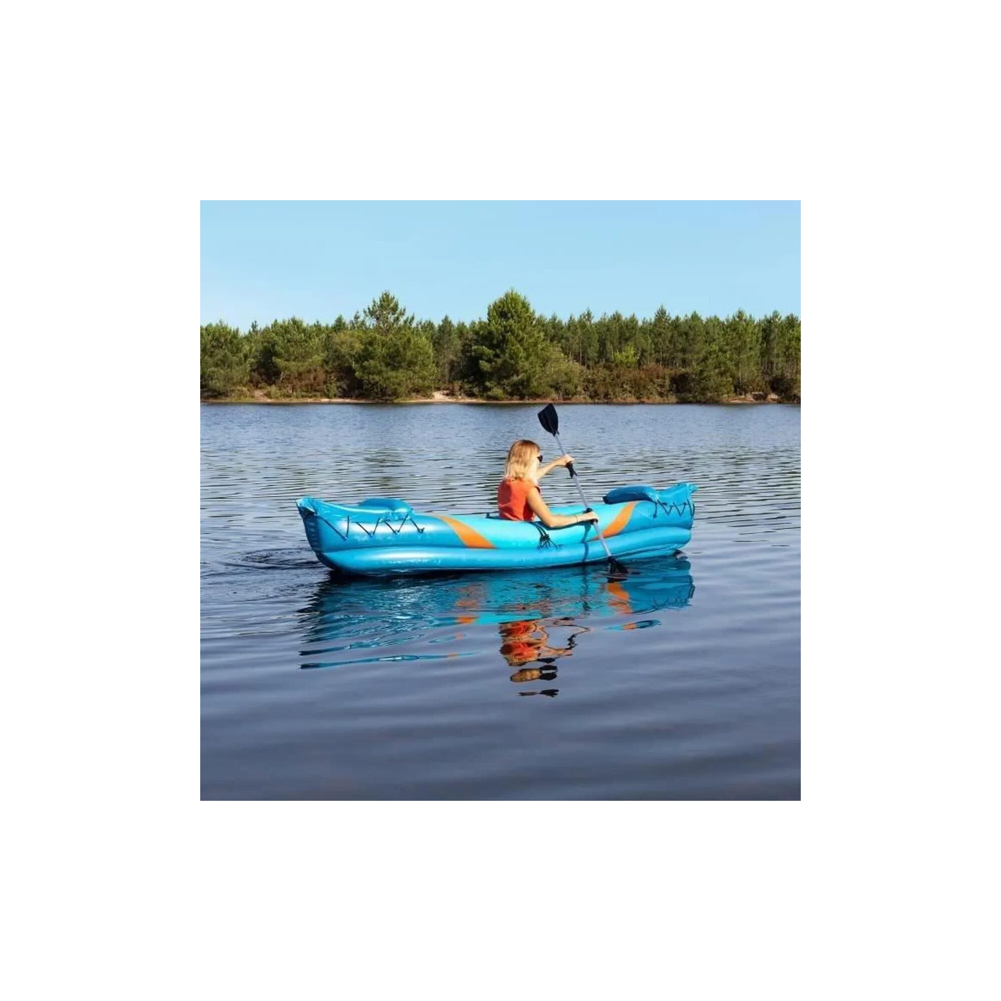 Kayak gonfiabile a 2 posti - Surpass - Dimensioni: 325 x 91 x 46 cm