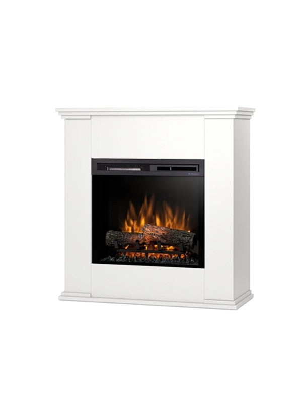 Caminetto Elettrico da pavimento A Libera Installazione A LED 23' Bianco - KELIA