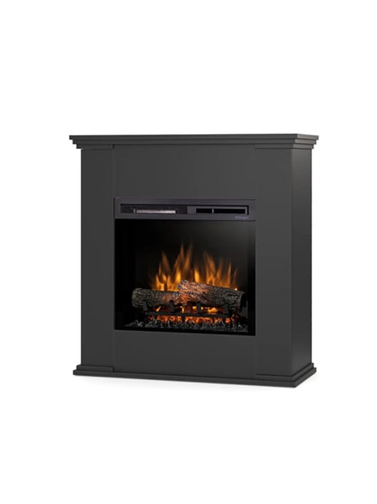 Caminetto Elettrico da pavimento A Libera Installazione A LED 23' Nero - KELIA