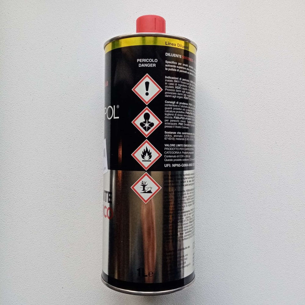 Kemipol 1lt diluente sintetico per diluizione vernici - antiruggini - fondi sintetici