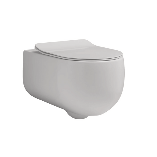 Wc Sospeso Senza Brida Bianco Opaco "Flo 54"