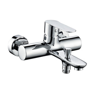 Miscelatore rubinetto oceania esterno vasca in ottone cromato con set doccia *** confezione 1