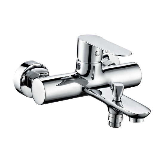 Miscelatore rubinetto oceania esterno vasca in ottone cromato con set doccia *** confezione 1