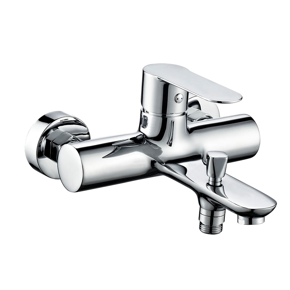 Miscelatore rubinetto oceania esterno vasca in ottone cromato con set doccia *** confezione 1