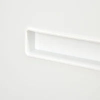 Cassettiera Ufficio con Ruote, Schedario Portadocumenti a 2 Cassetti con Serratura e 2 Chiavi in Acciaio, 39x48x67cm, Bianco