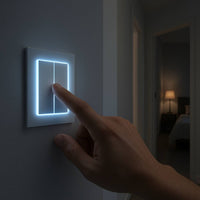 Bticino living now k4040 pulsante targa retroilluminato led 3a 250v