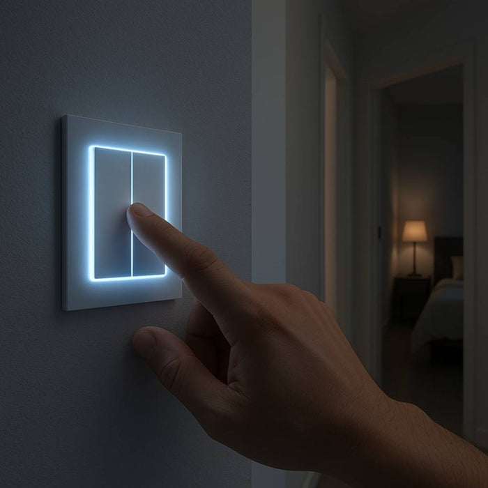 Bticino living now k4040 pulsante targa retroilluminato led 3a 250v