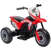 Moto Elettrica per Bambini con Licenza Honda CRF450RL a 3 Ruote, Età 18-36 Mesi, Rosso