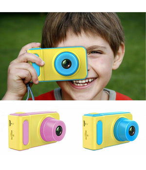 Kids Camera Fotocamera Digitale Hd Impermeabile 2" Sport Action Camera Micro Sd         