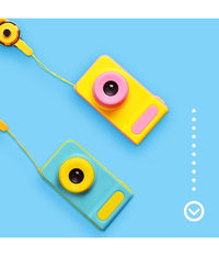 Kids Camera Fotocamera Digitale Hd Impermeabile 2" Sport Action Camera Micro Sd         