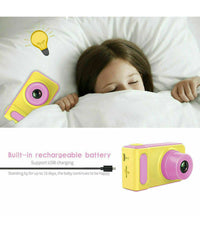 Kids Camera Fotocamera Digitale Hd Impermeabile 2" Sport Action Camera Micro Sd         