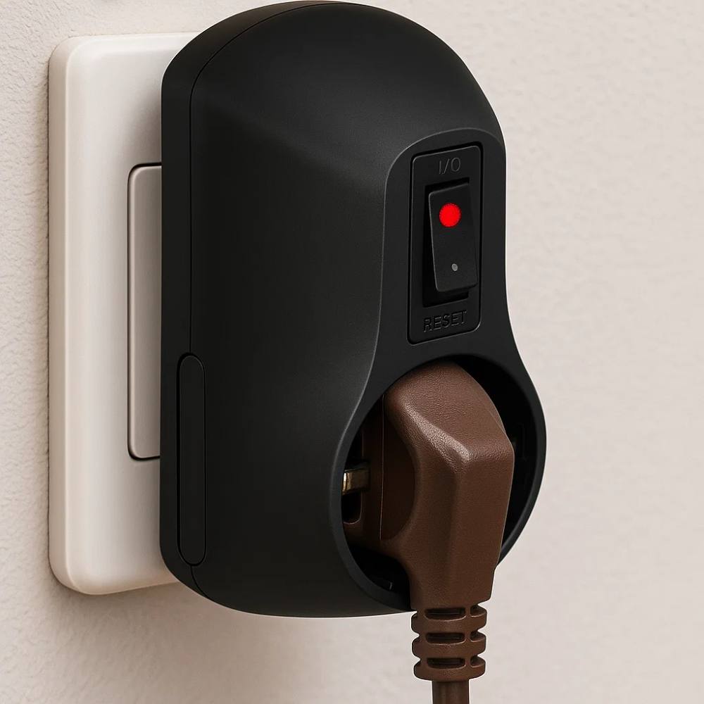 Adattatore bticino s3610gb bsafe 1 presa tedesca e 2 bipasso 10/16a grigio