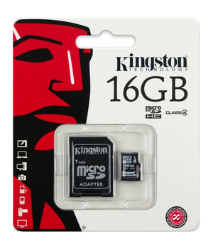 Kingston Micro Sd 16 Gb Microsd Classe 4 Sdhc Scheda Di Memoria Card Smartphone         