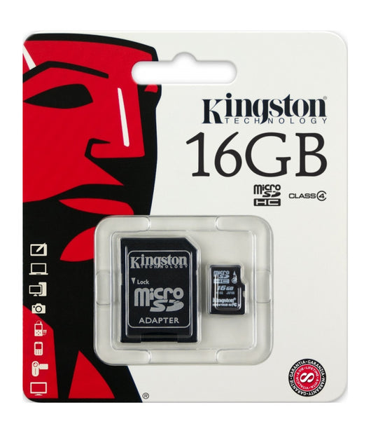 Kingston Micro Sd 16 Gb Microsd Classe 4 Sdhc Scheda Di Memoria Card Smartphone         
