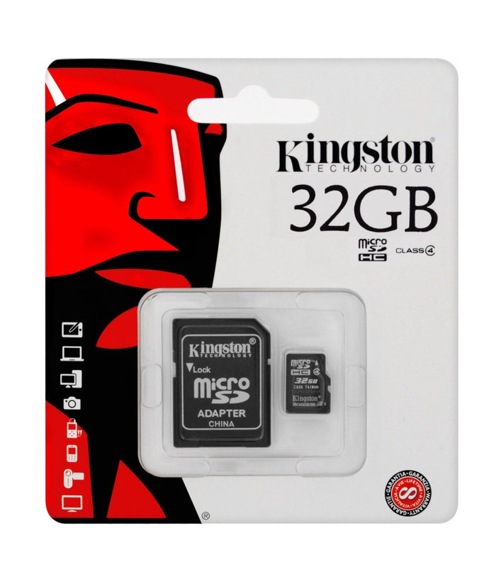 Kingston Micro Sd 32 Gb Microsd Classe 4 Sdhc Scheda Di Memoria Card Smartphone         