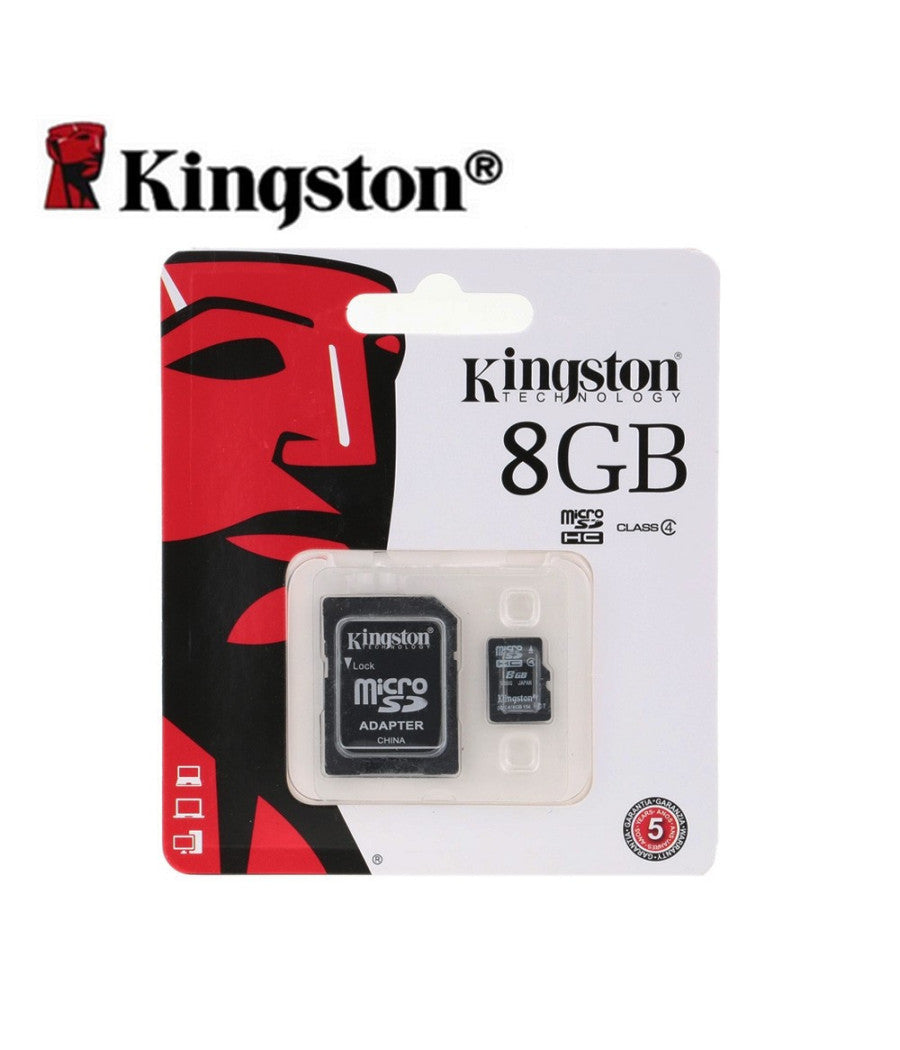 Kingston Micro Sd 8 Gb Microsd Classe 4 Sdhc Scheda Di Memoria Card Smartphone         