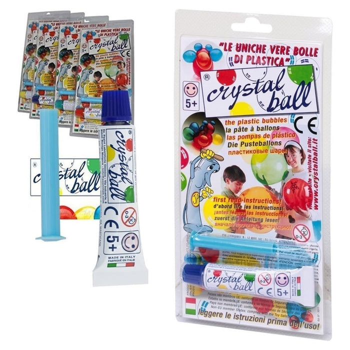 Trade Shop - Crystal Ball Le Uniche Vere Bolle Di Plastica Festa Gioco Bambini Kit Palloncini         