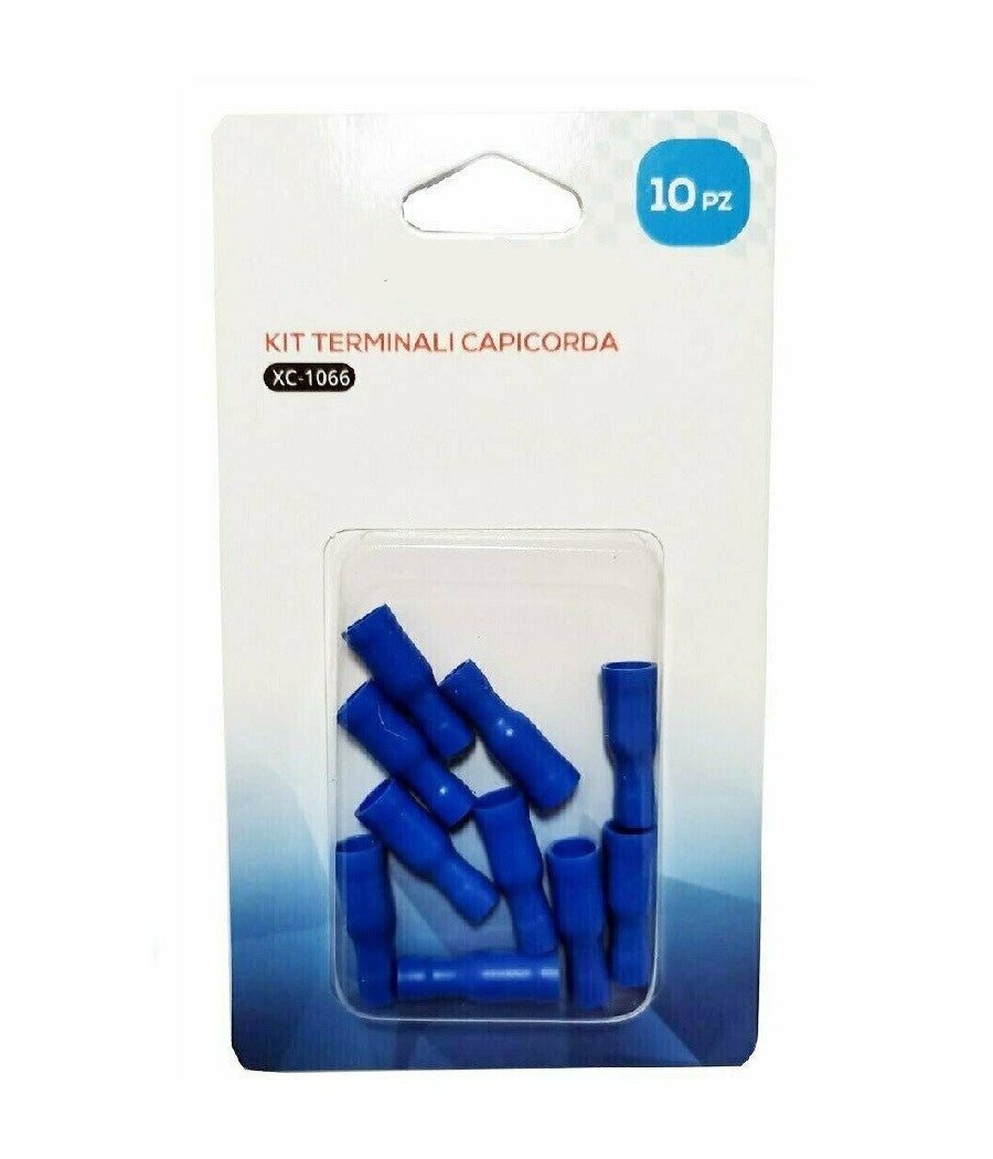 Kit 10 Pezzi Terminali Capicorda Connettori Preisolati Cavi Elettrici Xc-1066         