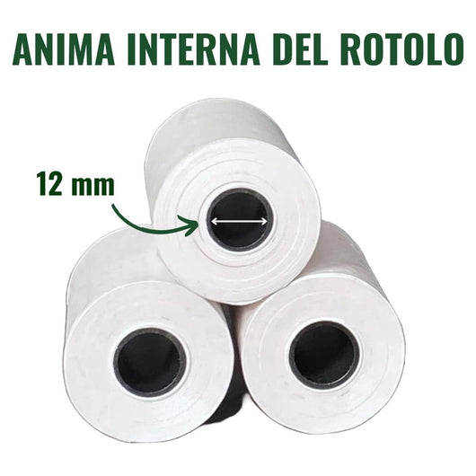 Trade Shop - Kit 10 Rotoli Pos In Carta Termica 57mmx20mt Universali Compatibili Con Dispositivi Pos -        