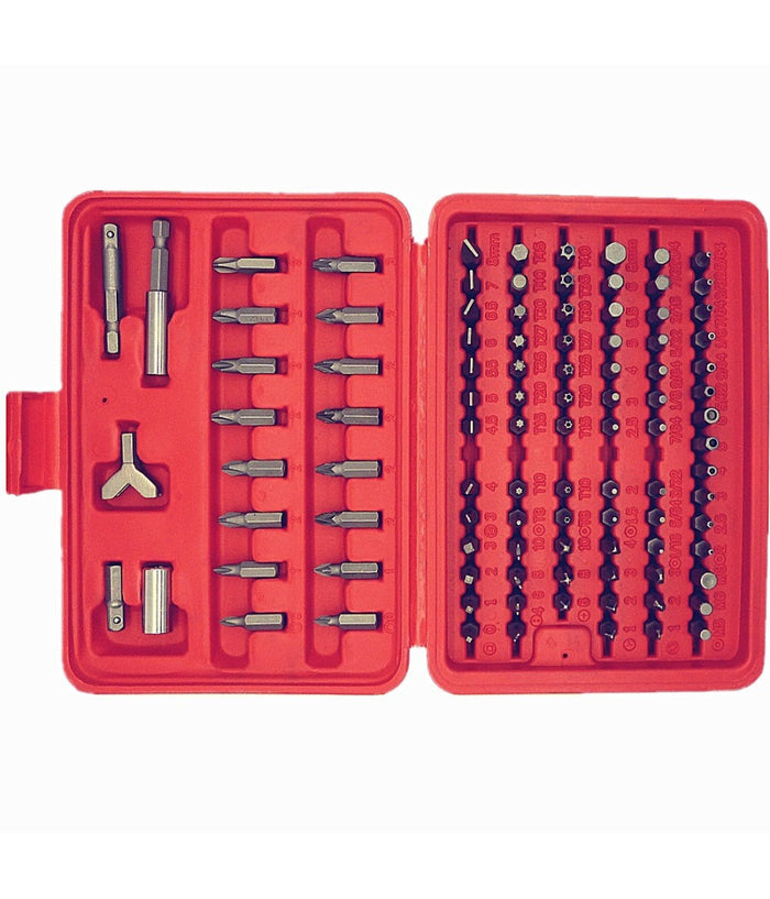 Kit 100 Inserti Per Cacciavite Avvitatore A Batteria In Valigetta         